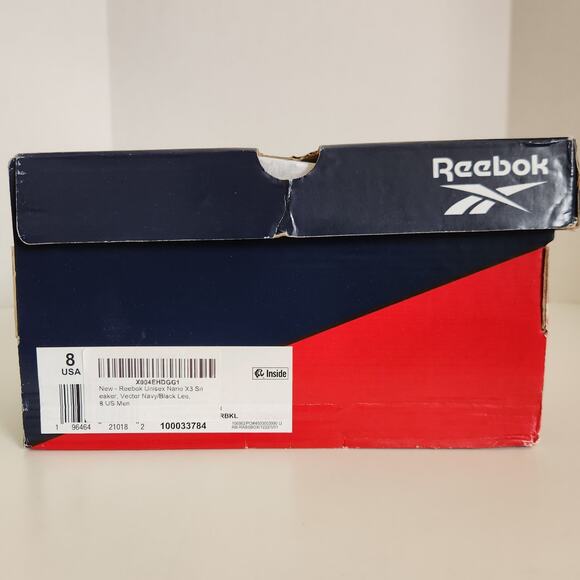Reebok Unisex Nano X3 Sneaker, Vector Navy/Black Lee, 8 US Men main image 6